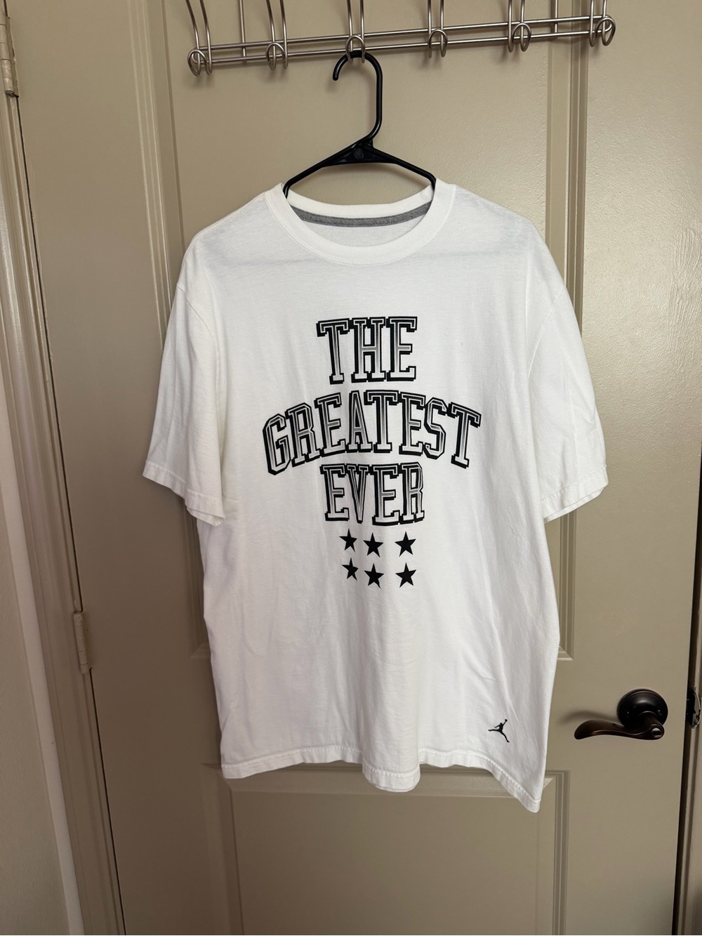 Jordan “The Greatest Ever” Graphic Tee – White Size XL